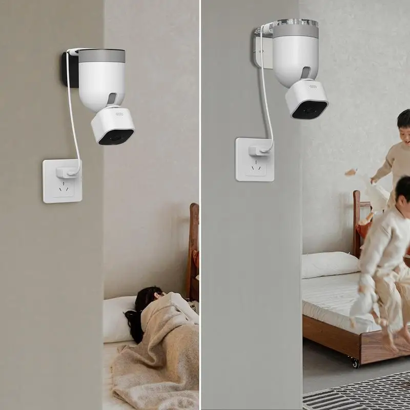 

Wall Mount Holder Stainless Steel/acrylic Strong Durable Portable Camera Mount Stand Accessories For Blinks Mini Pan-Tilt Camera