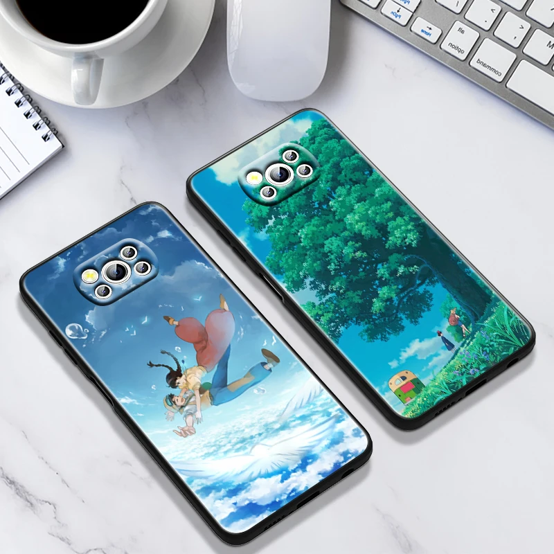 hot anime totoro for xiaomi poco m4 x3 f3 gt nfc m3 c3 m2 f2 f1 x2 pro mi mix3 silicone black phone case cover capa coque shell free global shipping
