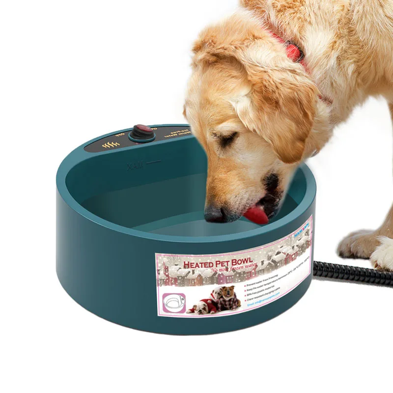 

Dog Bowl Heating Feeding Feeder Water Bowl Pet Dog Cats Puppy Winter Heating Pet Feeder Food Container Pet Heated Bowl