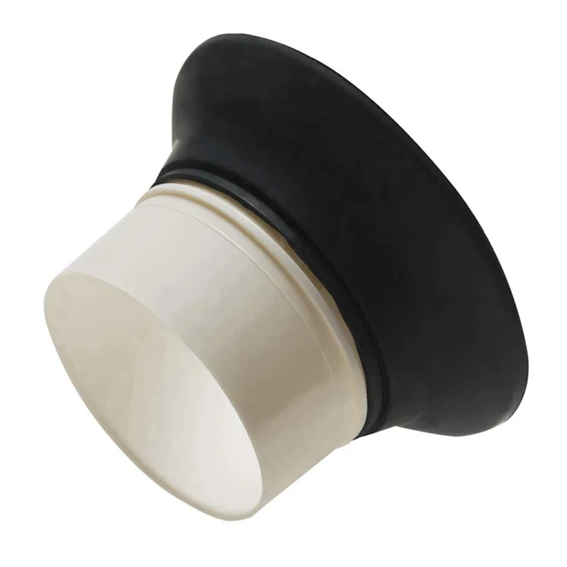 

2X Bass Drum Enhancer ABS Rubber Bass Drum Kick Enhancer With Black Port Hole Protector,Mic Hole Drum Head,White