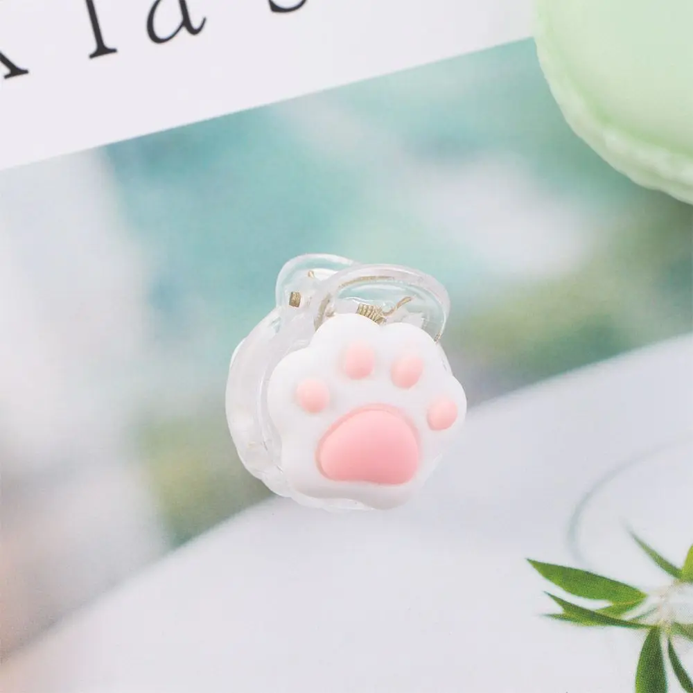 

Cute Sweet Gift Cat Claw Minimalist Style Resin Crab Clip Hairpin Hair Accessories Hair Claw