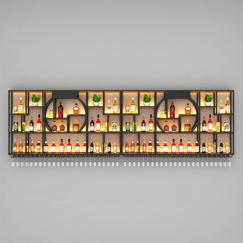 Простой шкаф для хранения барный сборка минималистичный органайзер ресторана