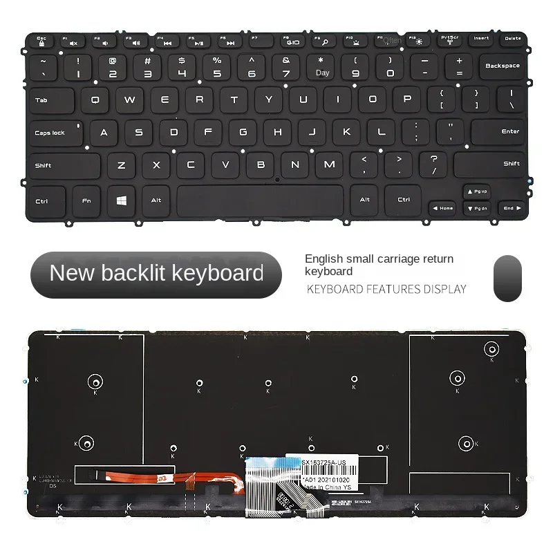 Suitable for replacement DELL XPS 15 9530 9530B Precision M3800 Laptop keyboard
