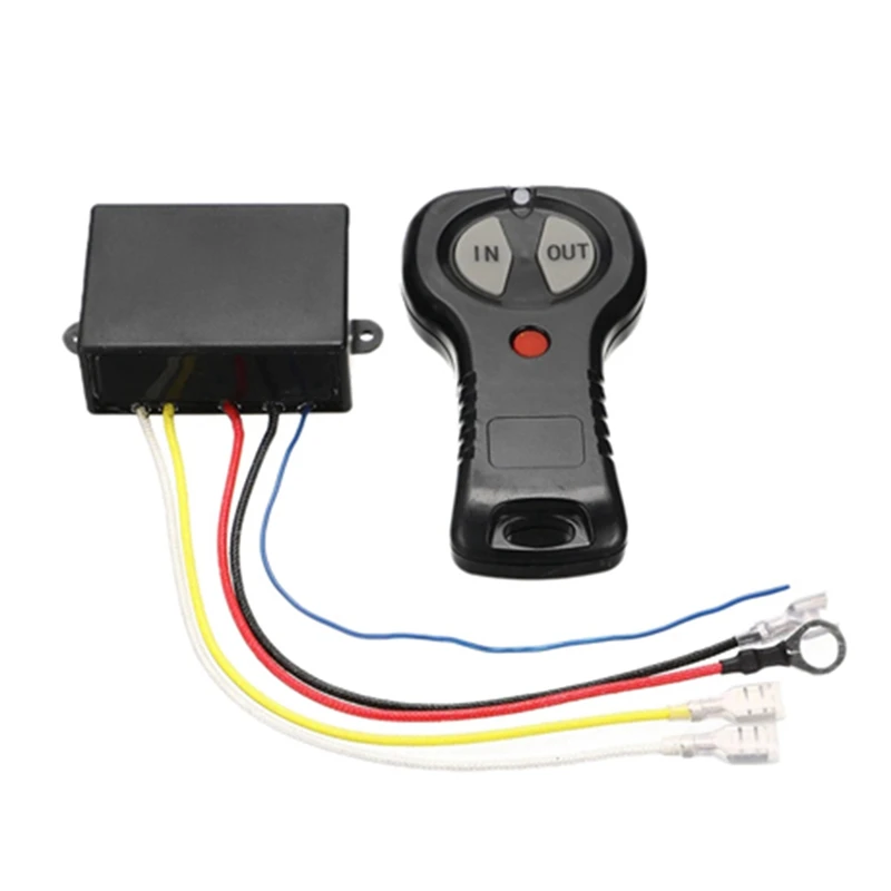 

2X 12V/24V Wireless Winch Remote Control Set Kit With Manual Transmitter For Jeep SUV Truck Car
