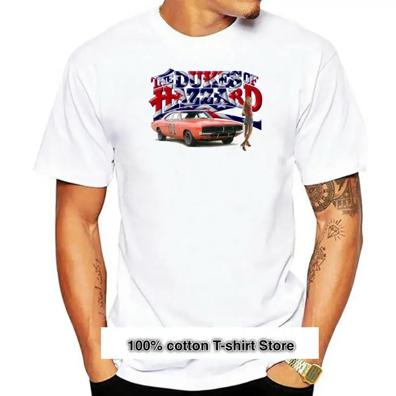 

Camiseta negra de la Series de Tv American de Dukes Of Hazzard para hombre, talla S, M, L, Xl, 2Xl, 3Xl, ropa de Street
