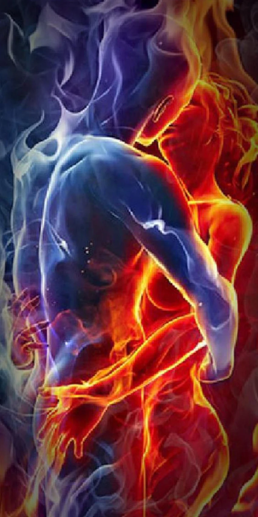 Противоскользящая наклейка Fire Rose Desire для электрического скутера 60 х30 см