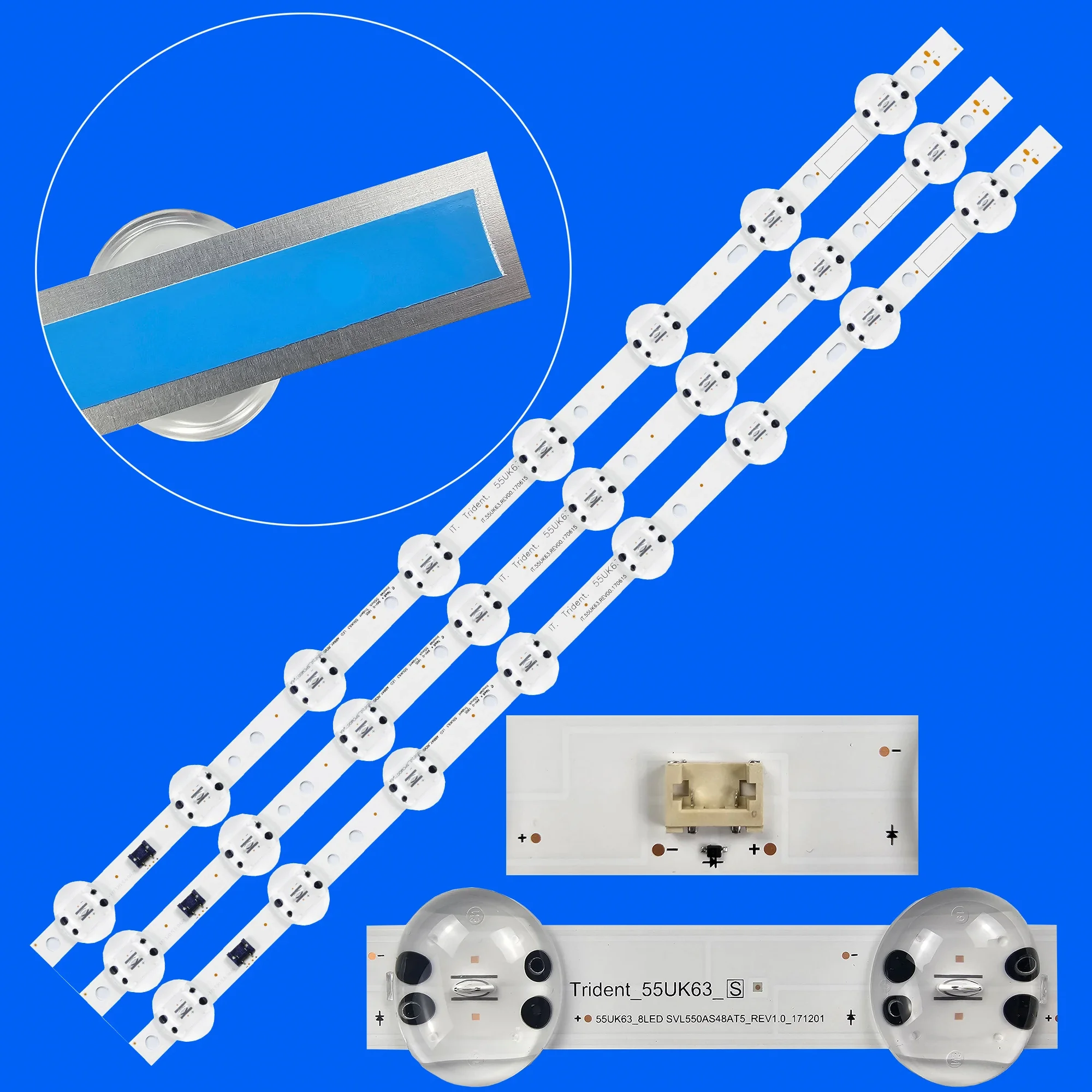 

Светодиодная лента подсветки LG 55UK6300YVB 55UK6350 55UK6350PUC 55UK6550 55UK6550PUB 55UK63 55UK6200PLA 55UK6200 55UK63 SVL550AS48AT5