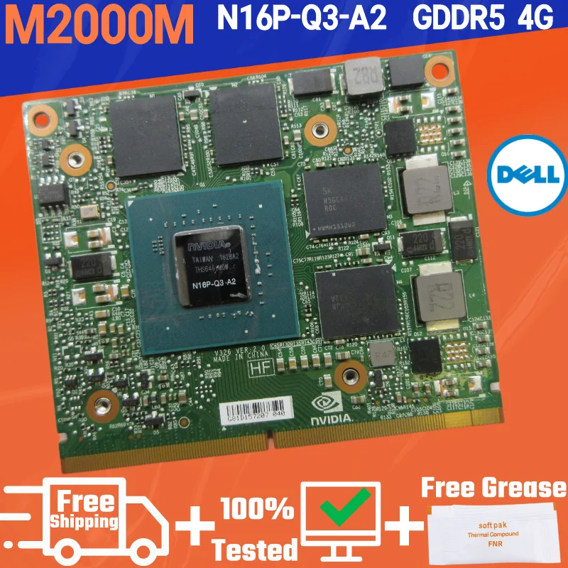  Quadro M2000M 051FCV 4  GDDR5   ,   N16P-Q3-A2 DELL HP M6800 M7510 M7520