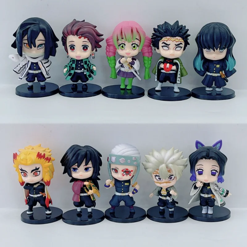 

Фигурки из аниме «рассекающий демонов», 8 см