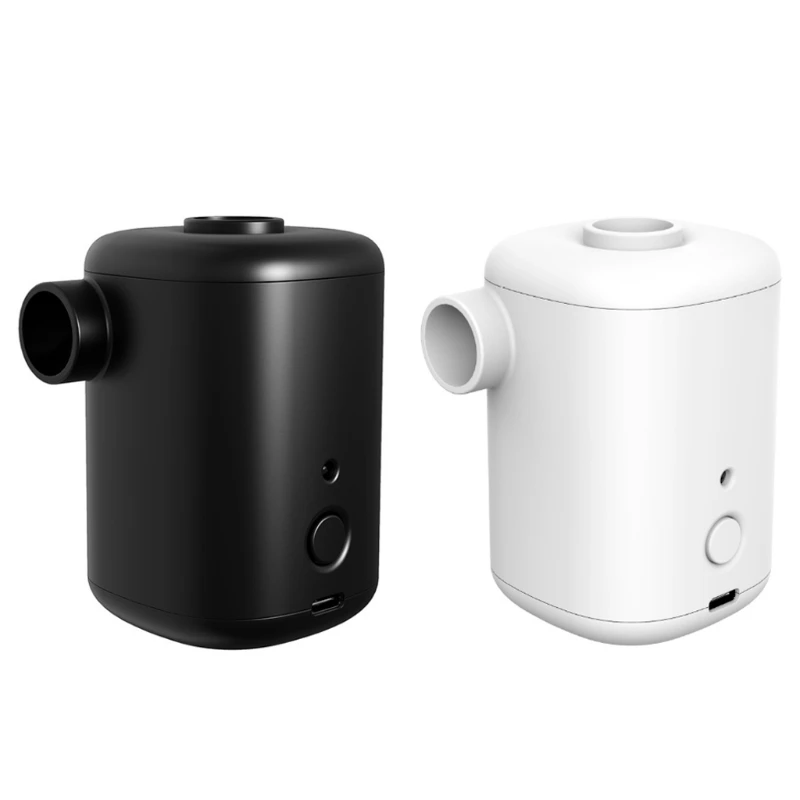 

Portable Mini Electric Air Pump USB Rechargeable 4 Nozzles Inflator Deflator