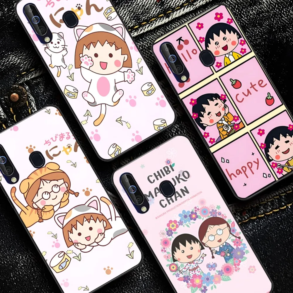 Чехол для телефона Catoon Chibi Maruko Chan Samsung A 10 11 12 13 20 21 22 30 31 32 40 51 52 53 70 71 72 73 91 корпус