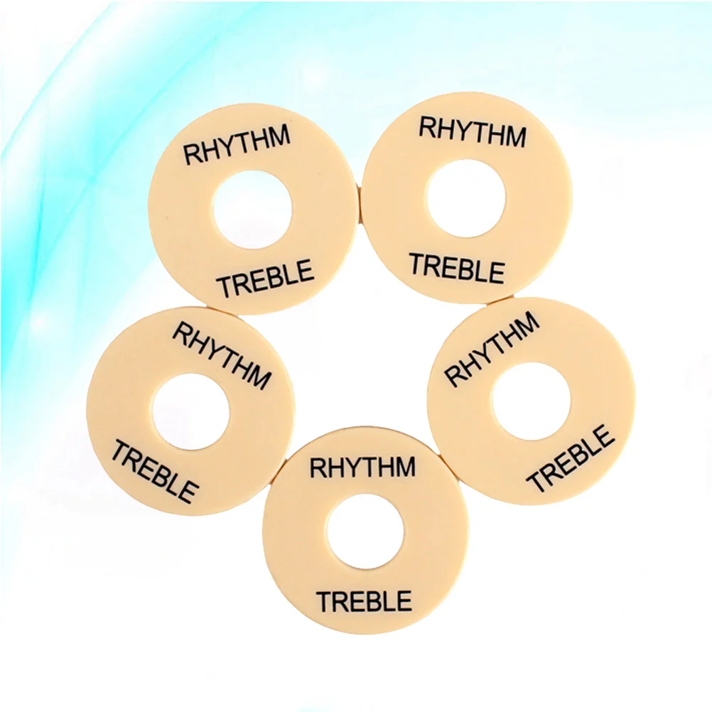 5pcs Guitar Toggle Plate Rhythm Treble Washer Ring for Electric GN602