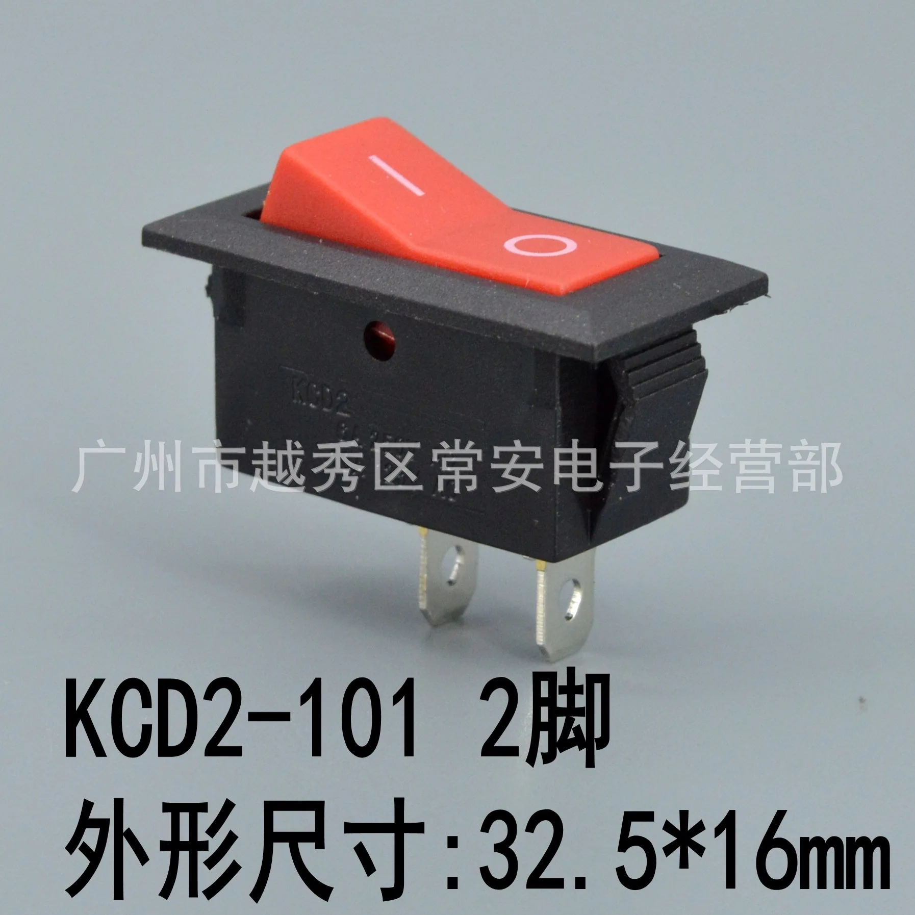 Uniteelec 5 шт. KCD2/KCD3-701 2 контакта ВКЛ-ВЫКЛ Красный кнопочный переключатель - купить по