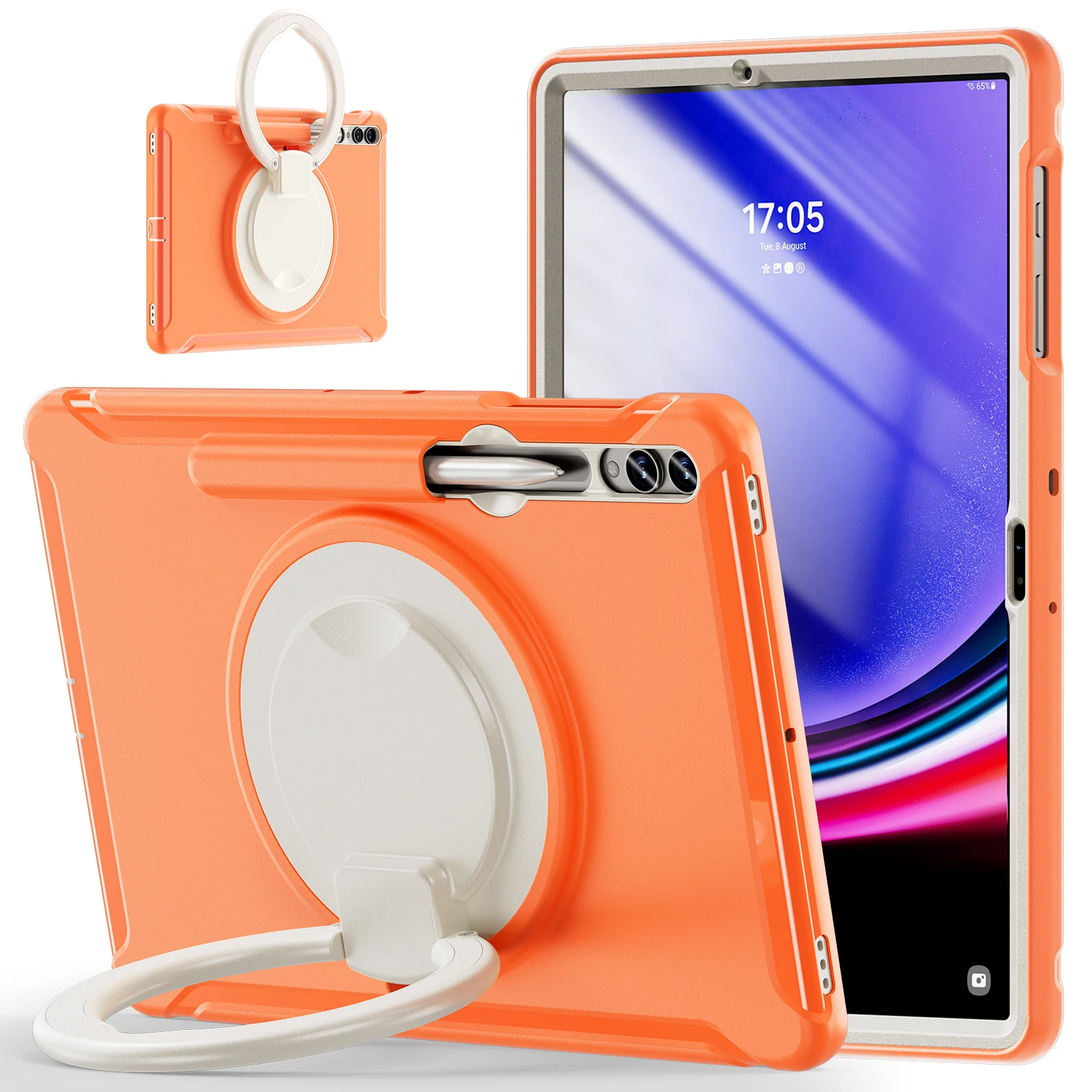 Чехол-подставка для Samsung Tab S9 FE S8 S7 Plus 12 4 дюйма SM-X810 X816B X610 X616B X800 X806 T730 T733 T970 T975