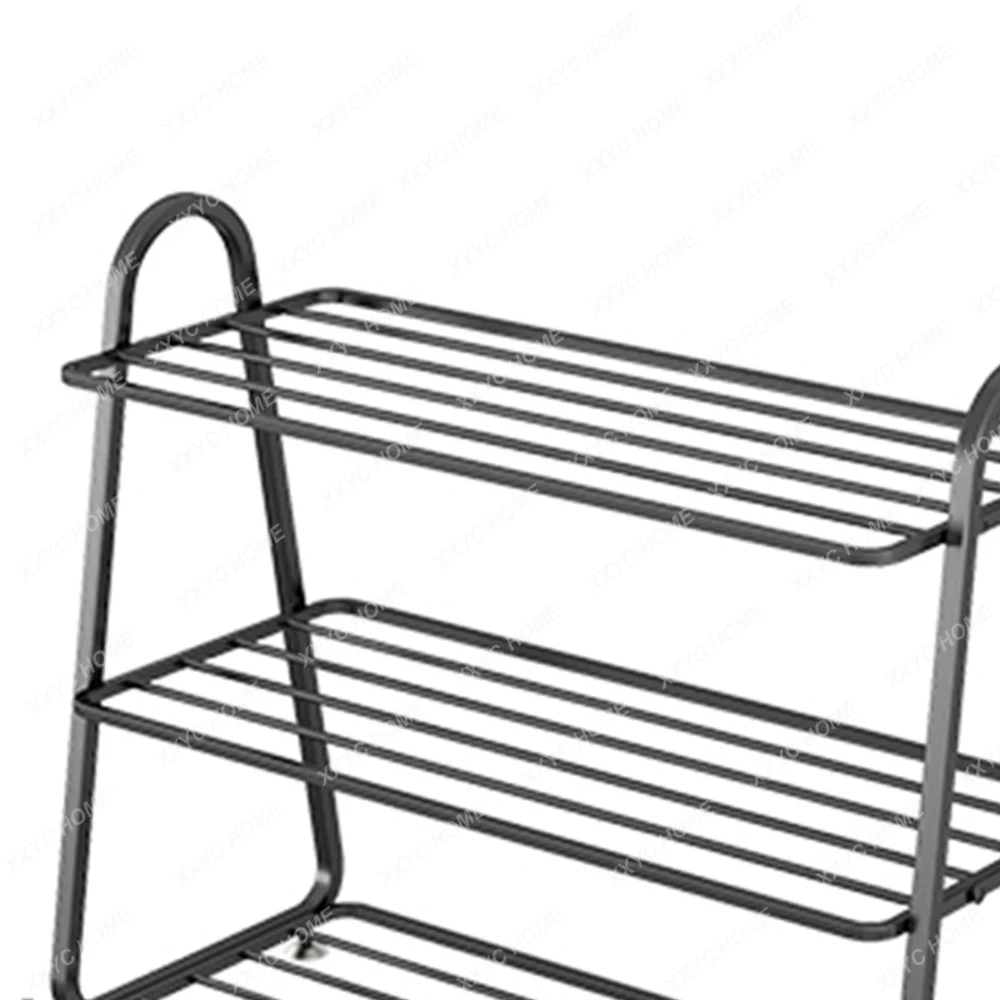 

Simplicity Shoe Hanger Household Stable Dust Proof Multi Space Metal Convenient Assembly Storage Holders Racks