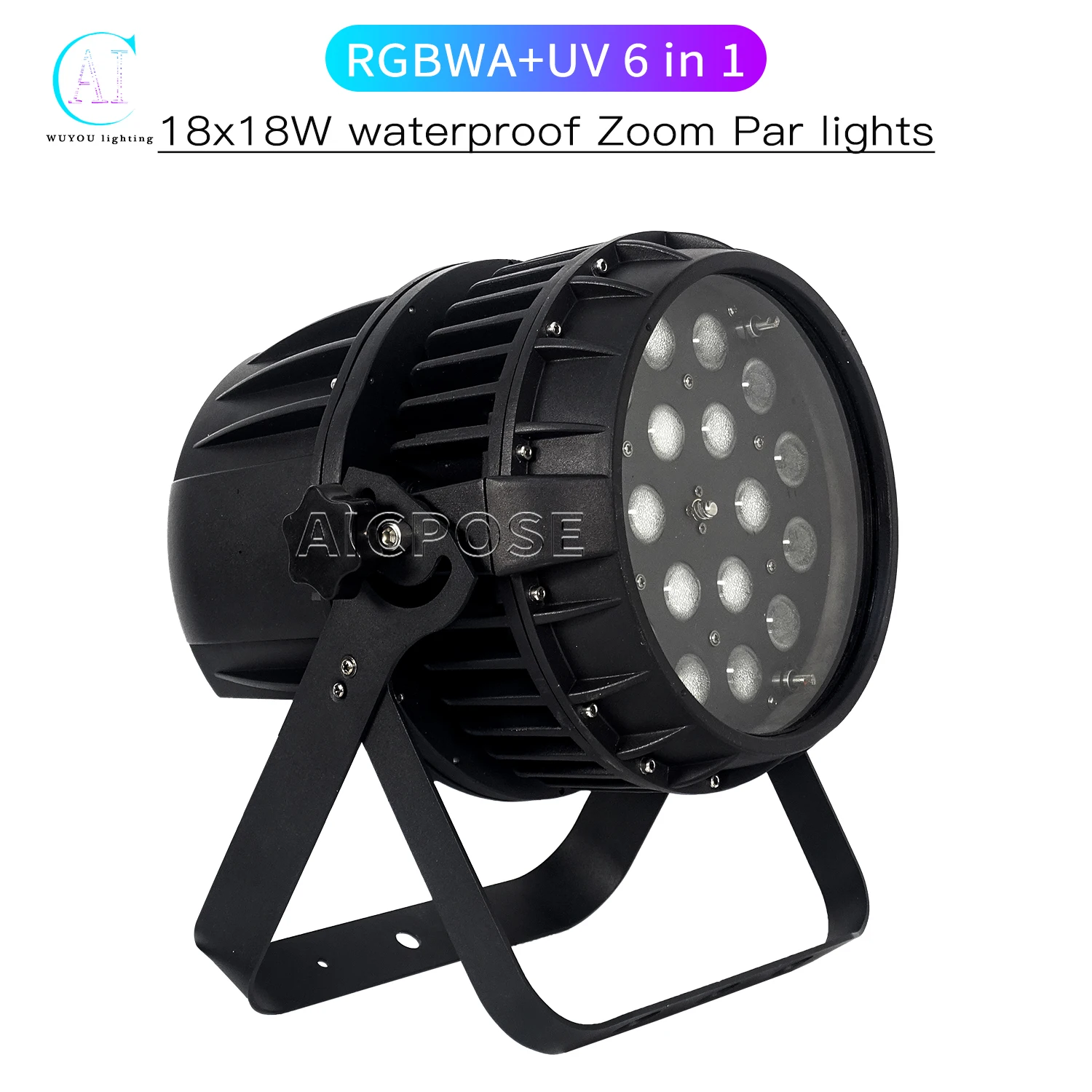 

18x12W RGBW/18x18WRGBWA UV 6 in 1 LED Waterproof Zoom Par Light DMX Control Stage Light DJ Disco Outdoor Show Stage Lighting