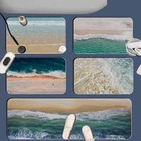 sea beach sand wave kitchen mat kitchen mat washable durable home entrance doormat bathroom carpet bedroom rugs fashion