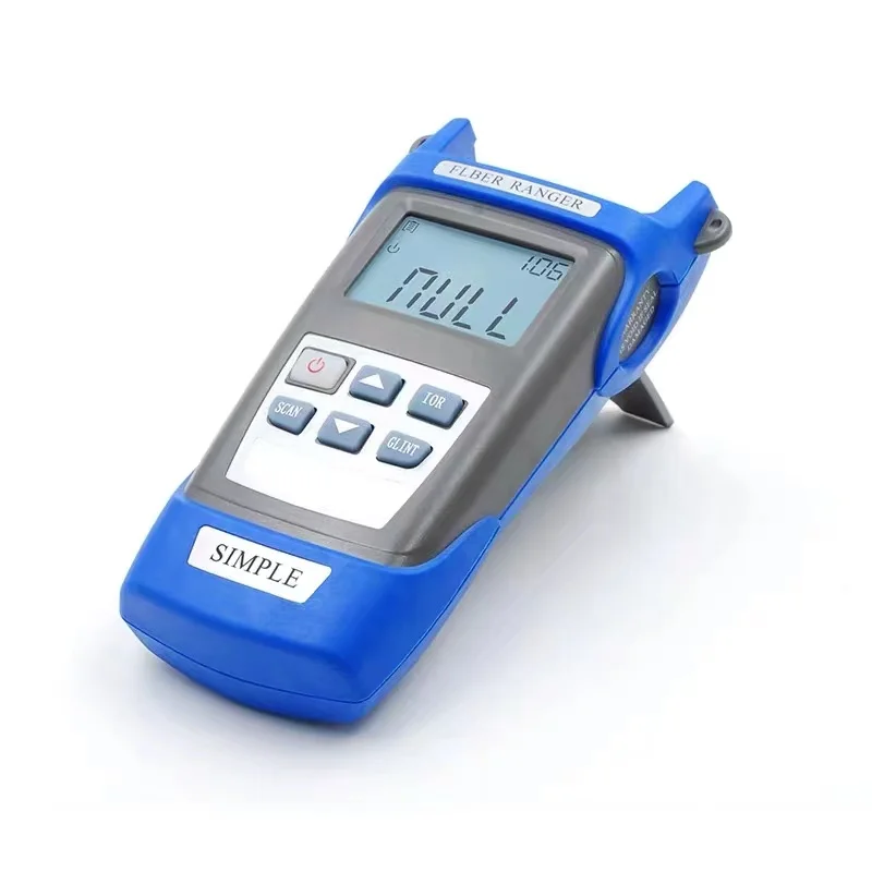 OTDR 60KM 1550nm FTTH Fiber Optic Optical Reflectometer Built In VFL with FC SC Touch Port Measurable Break Point Distance