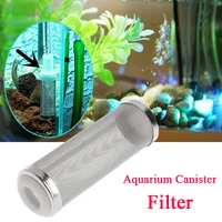 useful accessories fish tank stainless steel shrimp nets set inflow inlet protect filter inlet case cylinder filter aquarium net
