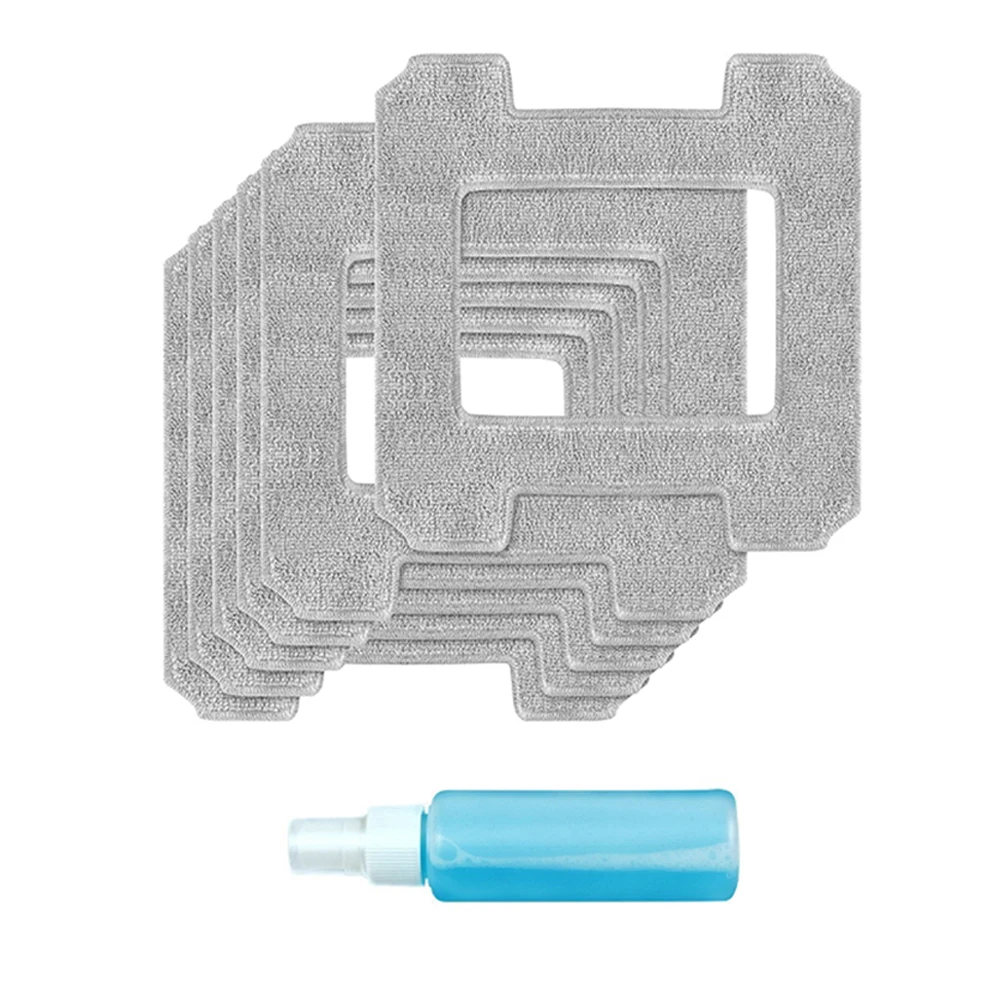 Набор из 6 чистящих подушечек для Ecovacs Winbot W1 Pro W2 моющиеся салфетки микрофибры