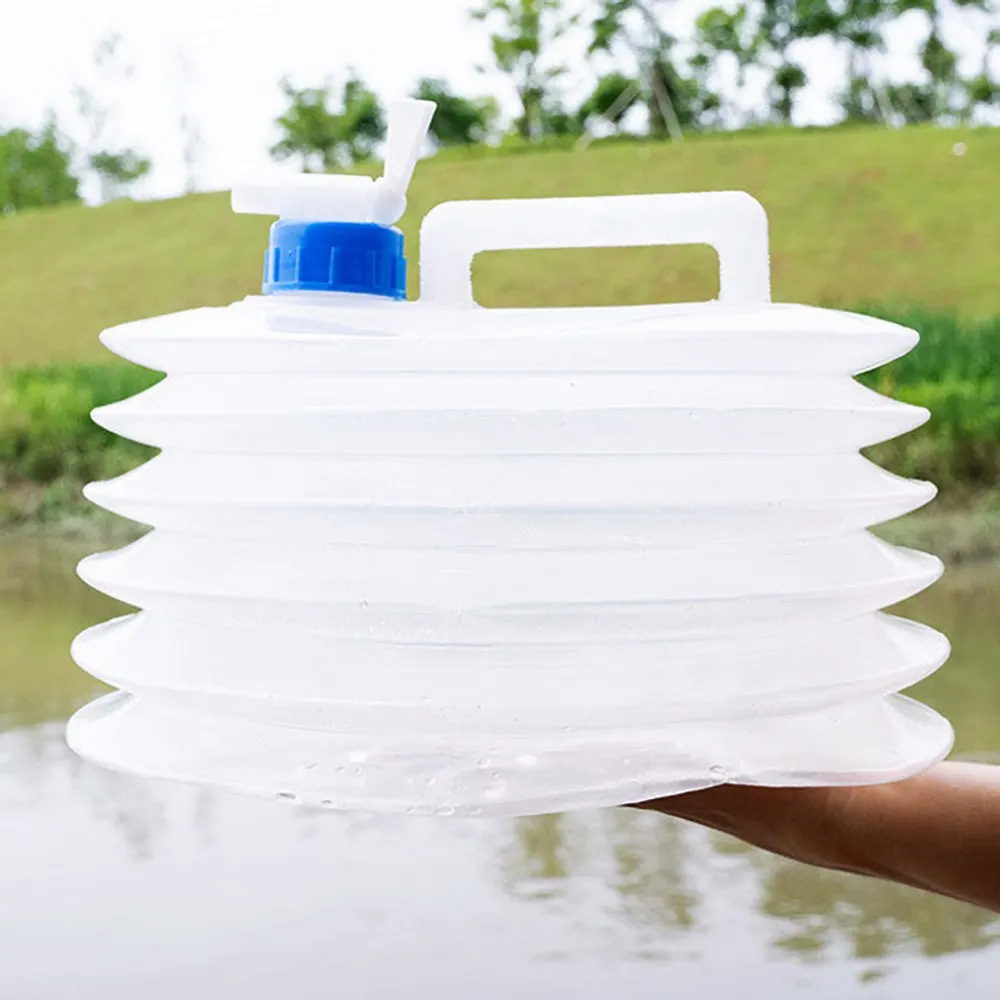 Складное ведро для кемпинга путешествий пикника 15 л | Спорт и развлечения