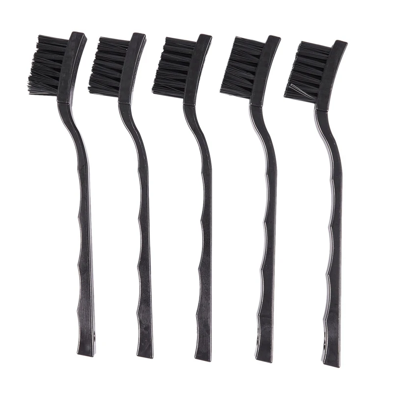 

20 Pcs Black Non Slip Handle PCB Rework ESD Anti Static Dust Brush 17Cm