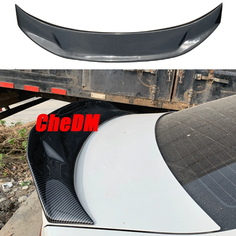 Для AUDI A3 S3 RS3 8V лимузин Тип R задний спойлер из углеродного волокна крыло багажника