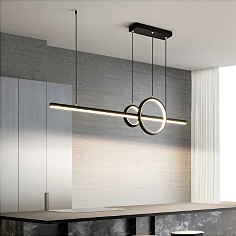 

Art Led Chandelier Pendant Lamp Light Room Decor restaurant modern minimalist creative personality office strip Nordic luxury