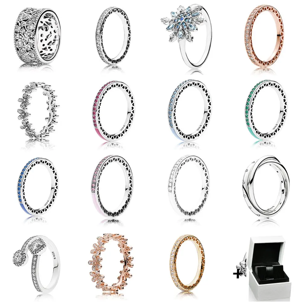 

NEW 2023 100% 925 Sterling Silver Winter ME Series Ring Fit DIY Women Bracelet Necklace Original Fashion jewelry Gift