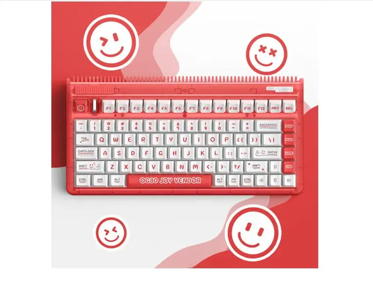 

Original OG80 series 83Key Wireless Bluetooth Mechanical Keyboard for PC Gamer Hotswap RGB backlight