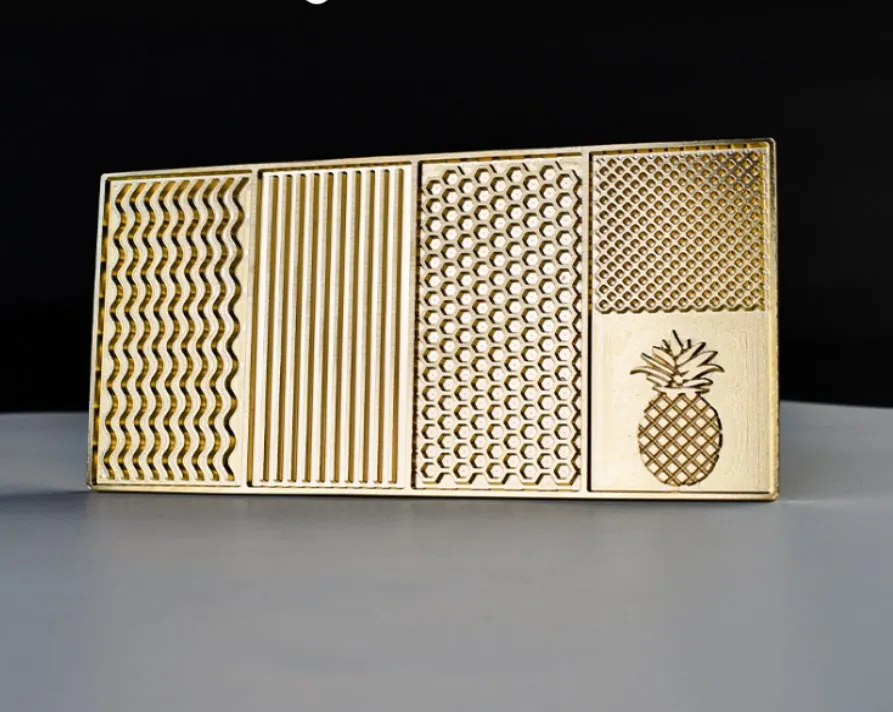 

Латунный штамп для льда ананас, волна, соты