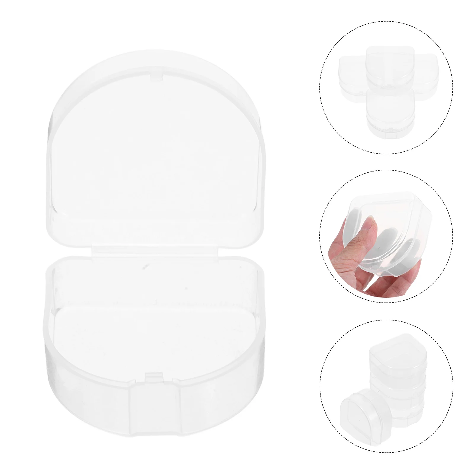 4 шт. коробка для протезов чашки чехлы без утечек контейнер бусин держатель зубов