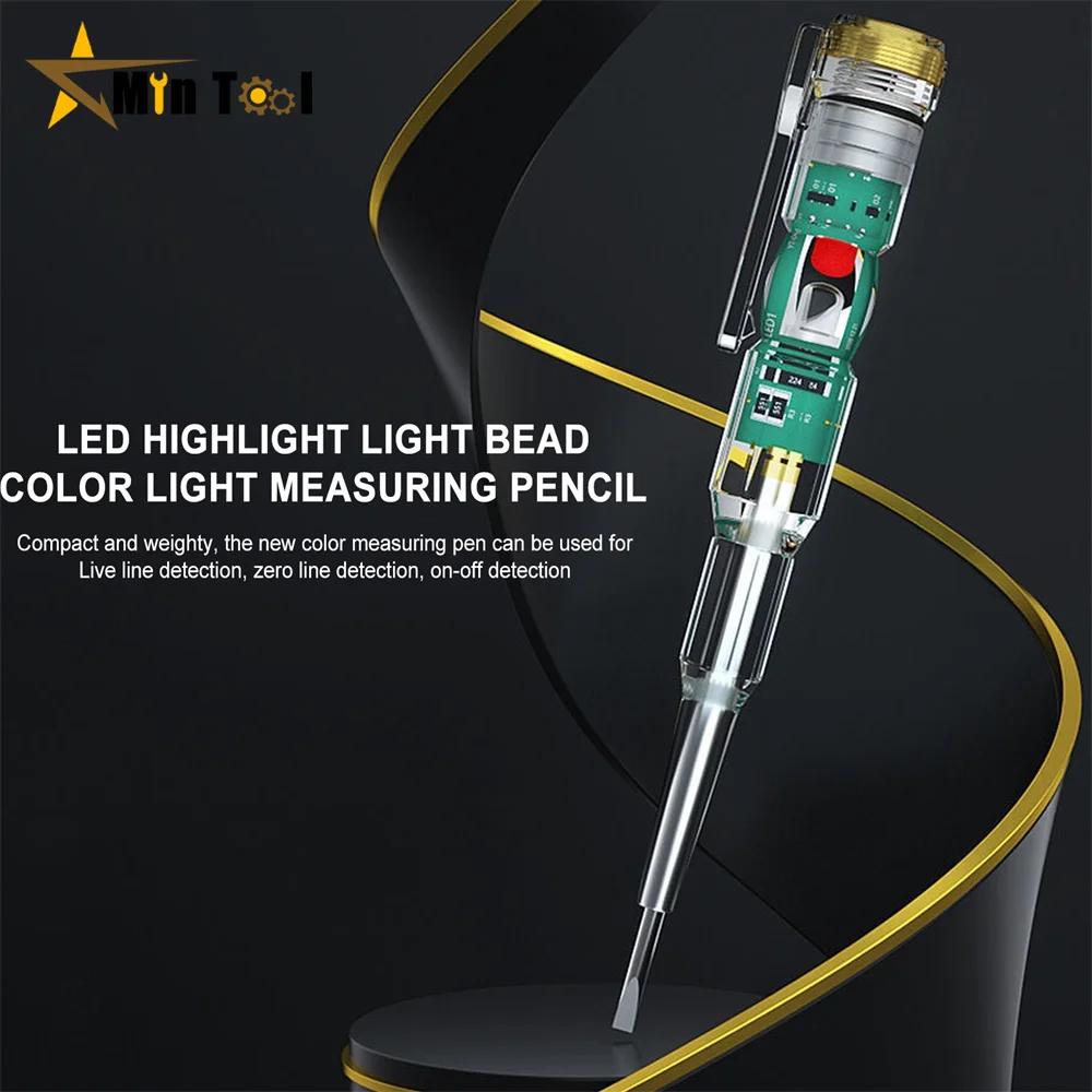 

Electricial Test Pen LED High-brightness Light Induction Test Pen Zero Line Fire Line Test Tools for Electician Hand Tools