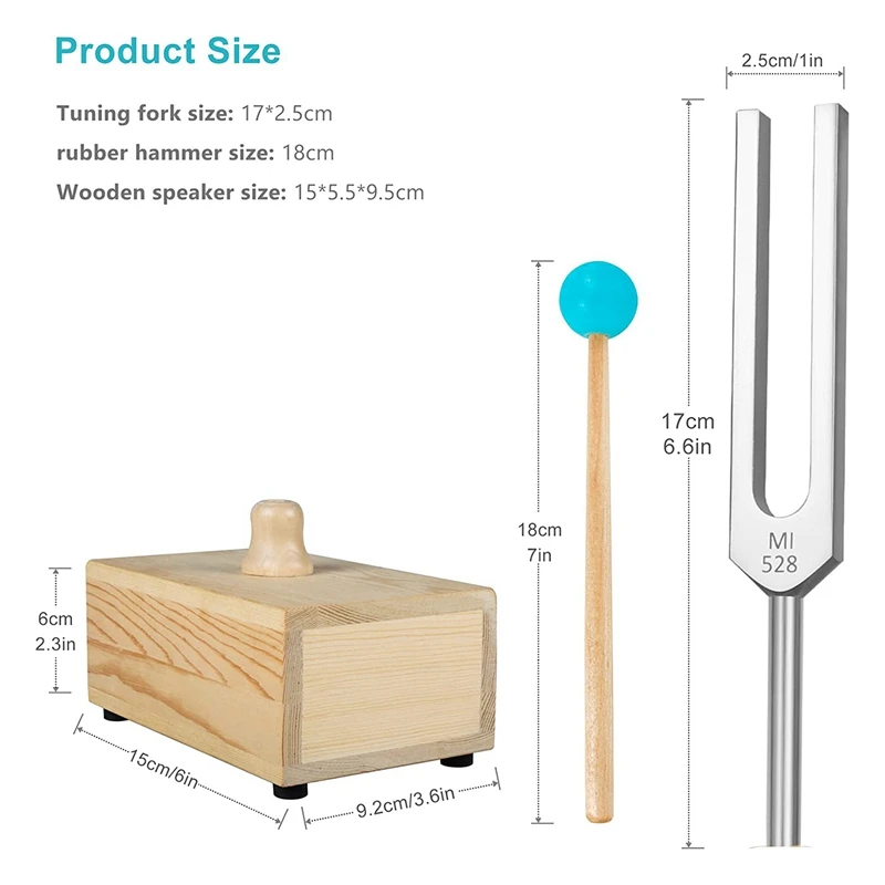 3x528 Гц регулируемая вилка для звуковой терапии йоги медитации и релаксации