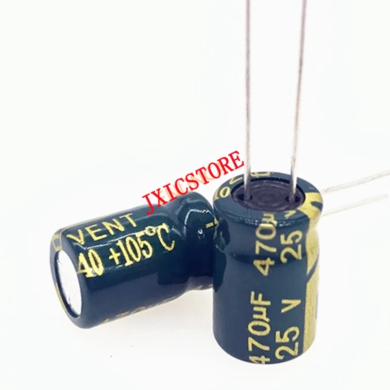 

Высокочастотный низкоимпедансный алюминиевый электролитический конденсатор 25 в 470 мкФ 8*12 470 мкФ 25 в 20%