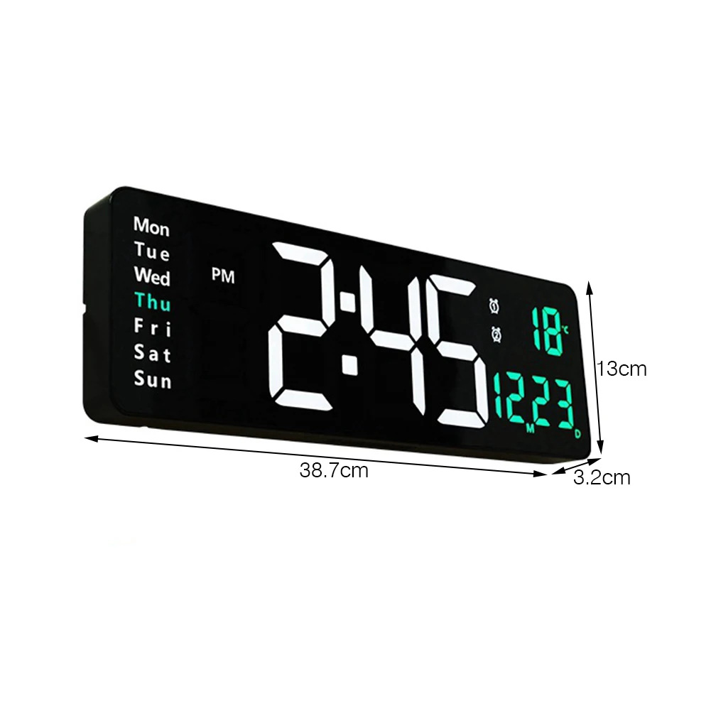 

Digital Wall Clock With Large Display Stylish Wall Hangings Clocks For Home Room Store