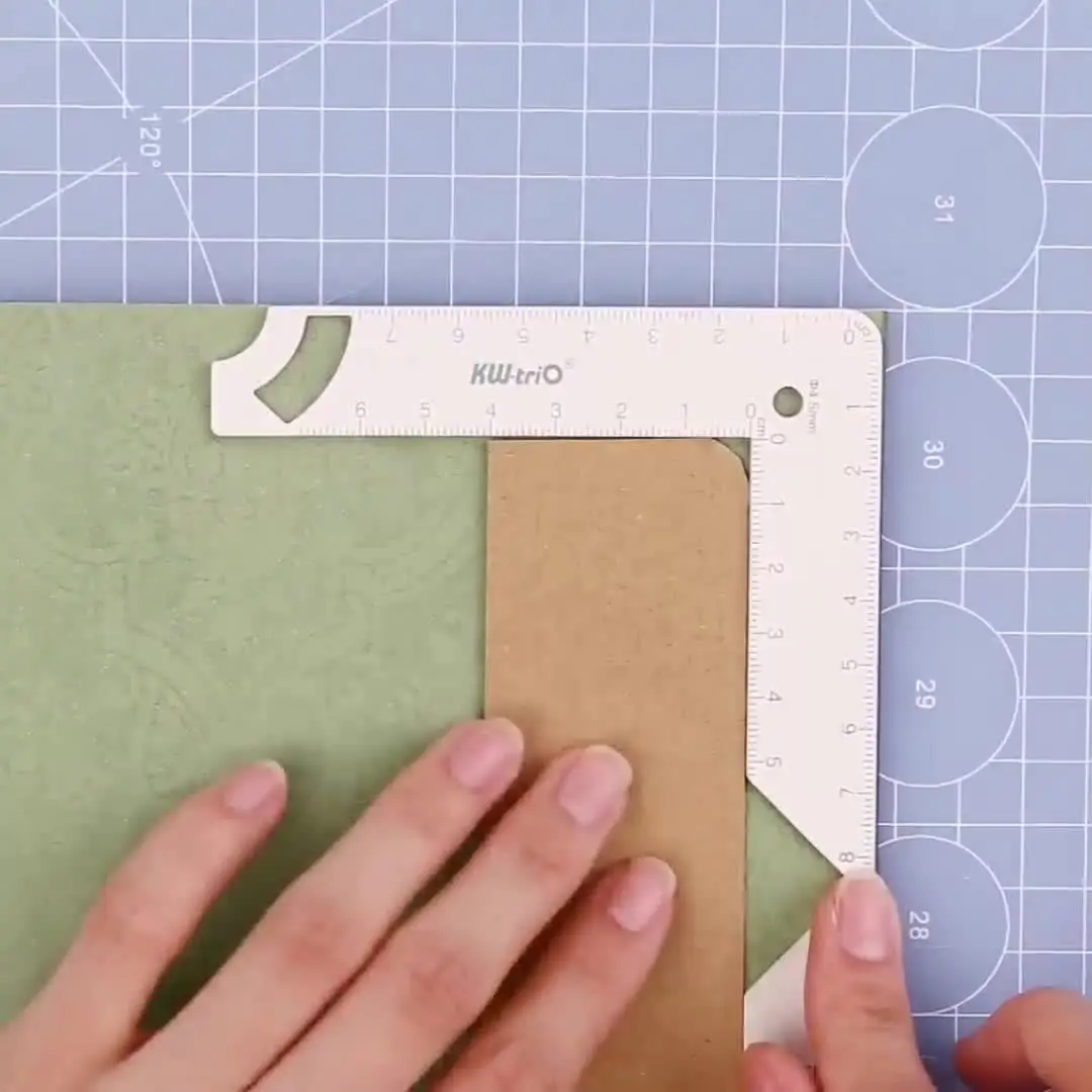 Высокоточная линейка 5 в 1 для скрапбукинга и рукоделия из нержавеющей стали