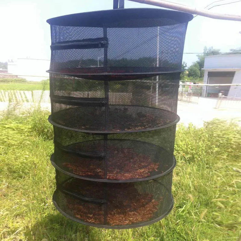 

4 Layer Dry Rack Drying Rack Folding Fish Mesh Vegetable Fish Dish Screen Hanging Foldable Drying Mesh Storage Bag With Zippers