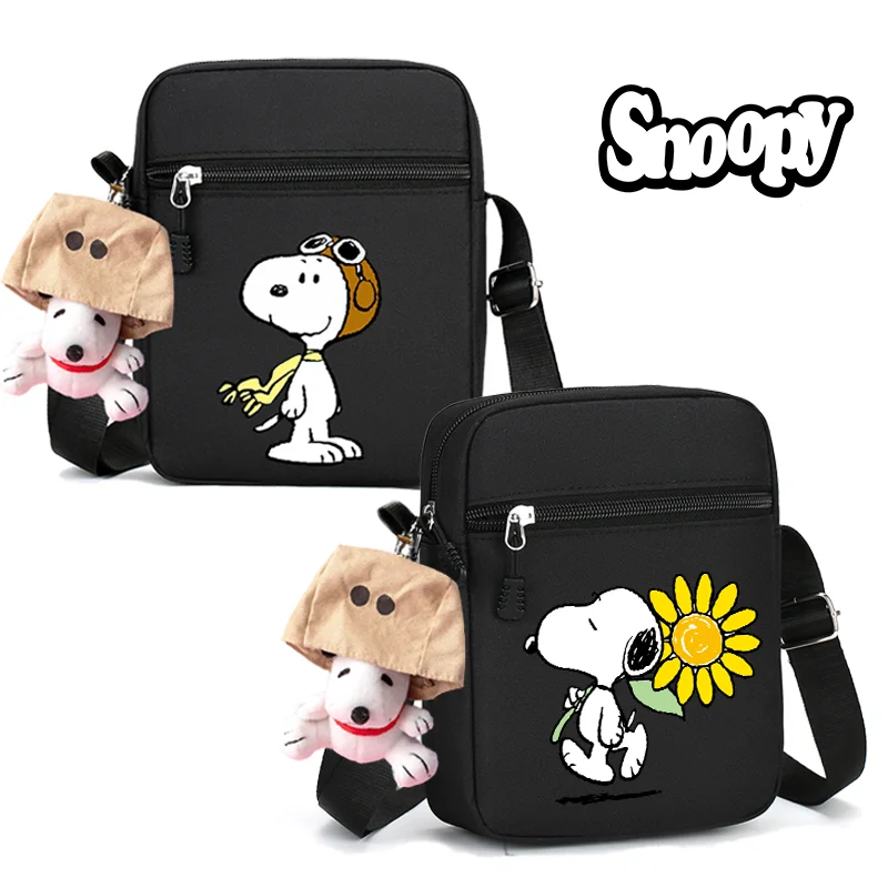 Сумка на плечо Snoopy для мужчин и женщин