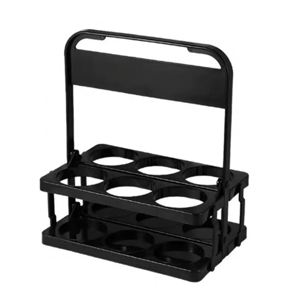 Складная переноска для пивных бутылок, с 6 отверстиями