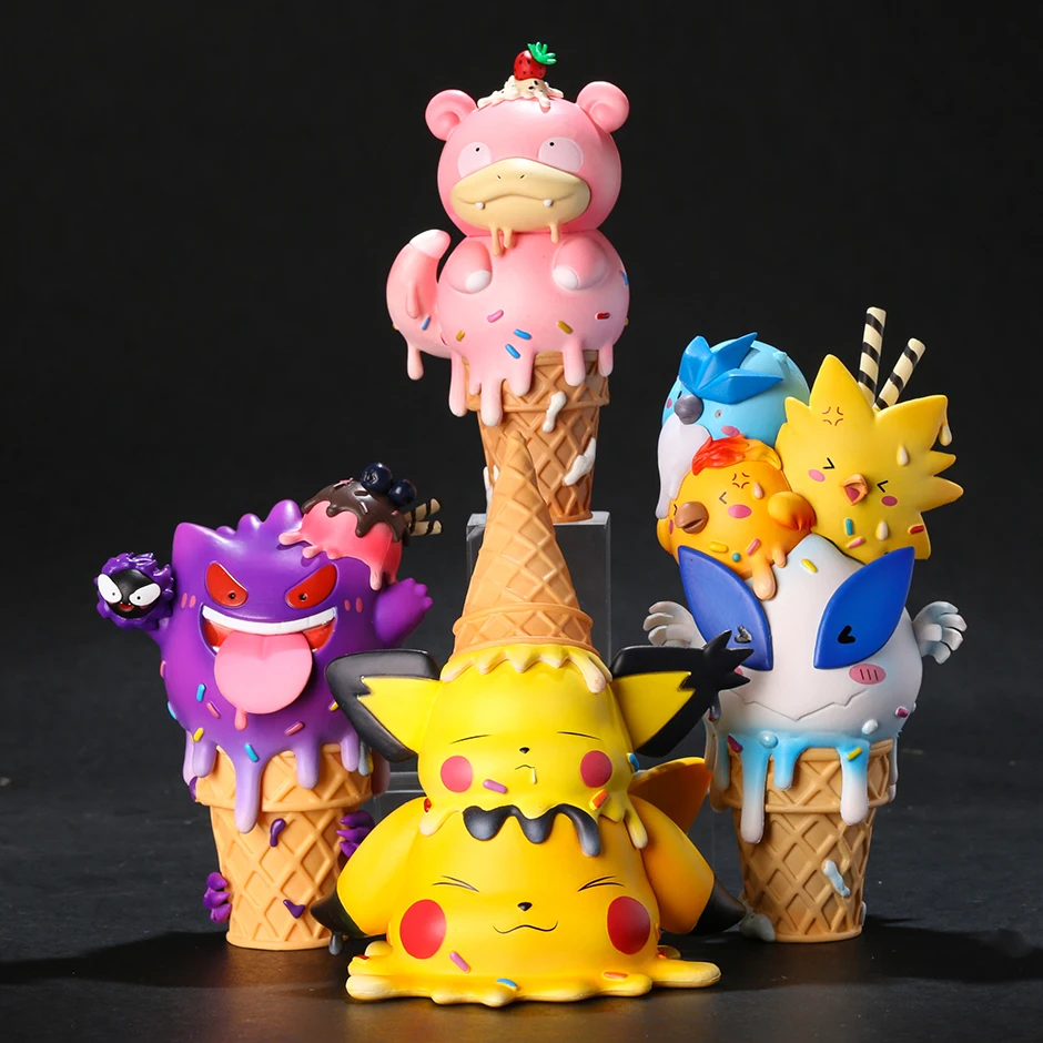 

Покемон, мороженое, Пикачу, гэнгар, сломедбро, люгия, Коллекционная модель, фигурка, кавайная кукла, игрушка