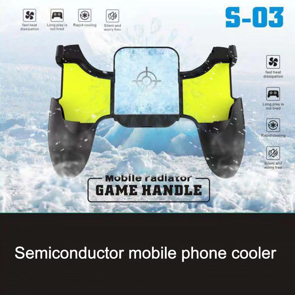 

Plug And Play Controller Cooling Fan Usb Mobile Phone Cooler Mute Noise Reduction Handle Radiator S-03 Gamepad Cooler Alloy Abs