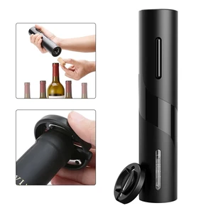electric wine opener automatic bottle openers battery operated wine foil cutter with night light kitchen accessories gadgets free global shipping