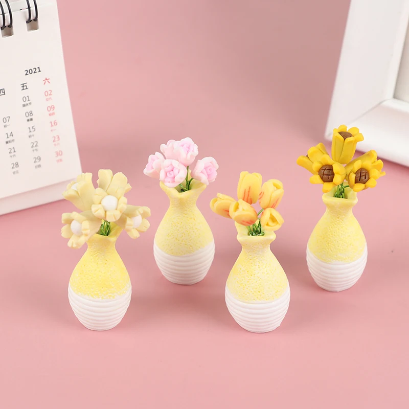 

Симпатичный цветочный горшок, фотография, ручная работа, кукольный домик, фотография, размер 53*19,5 мм, детские игрушки, подарки, 1 шт.