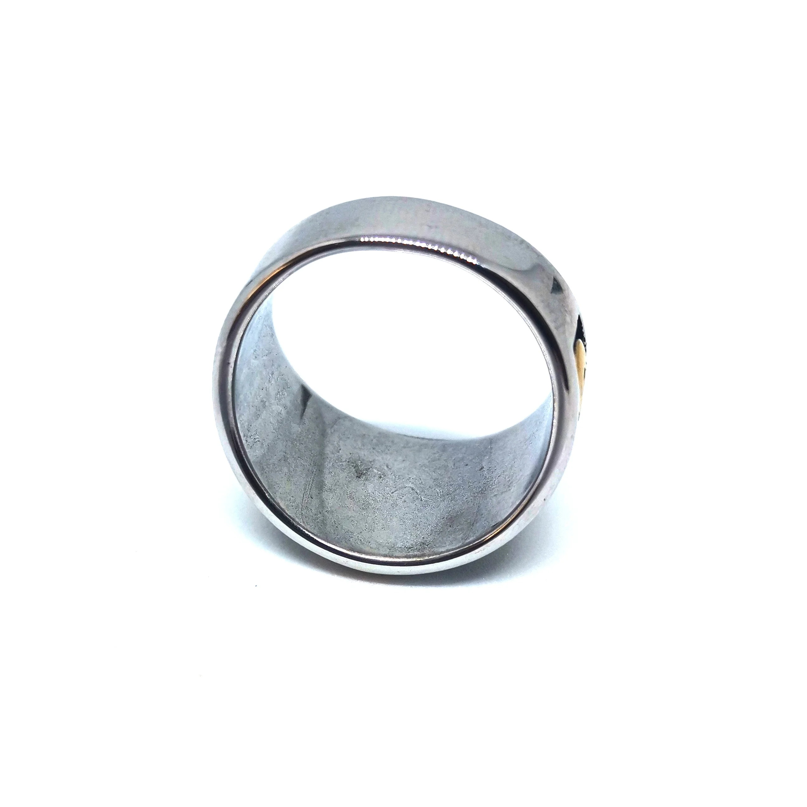 Кольца Megin D из нержавеющей стали титана в стиле ретро для мужчин и женщин