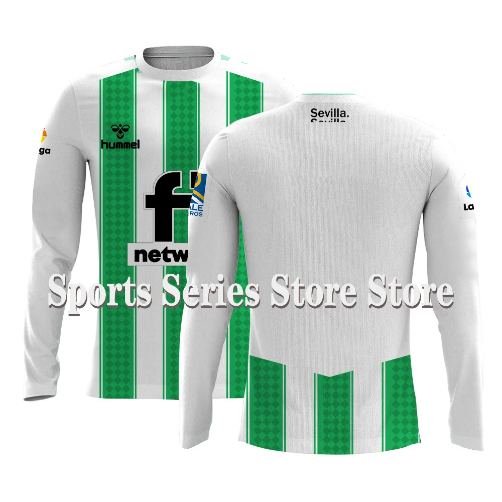

Spring and Autumn New 2023/24 Home/Away Third Jersey Fashion Street Sports Top Breathable Oversized Long Sleeve Hot Selling Tees