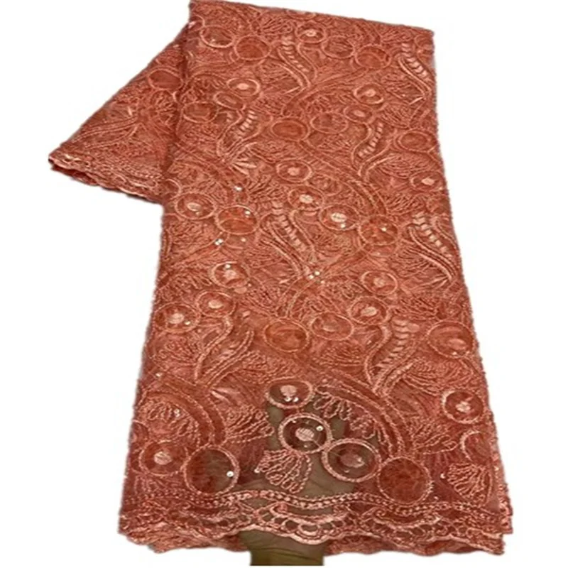 

Высококачественная французская кружевная ткань из гипюра, африканская Водорастворимая кружевная мягкая нигерийская кружевная ткань для шитья платья FR135