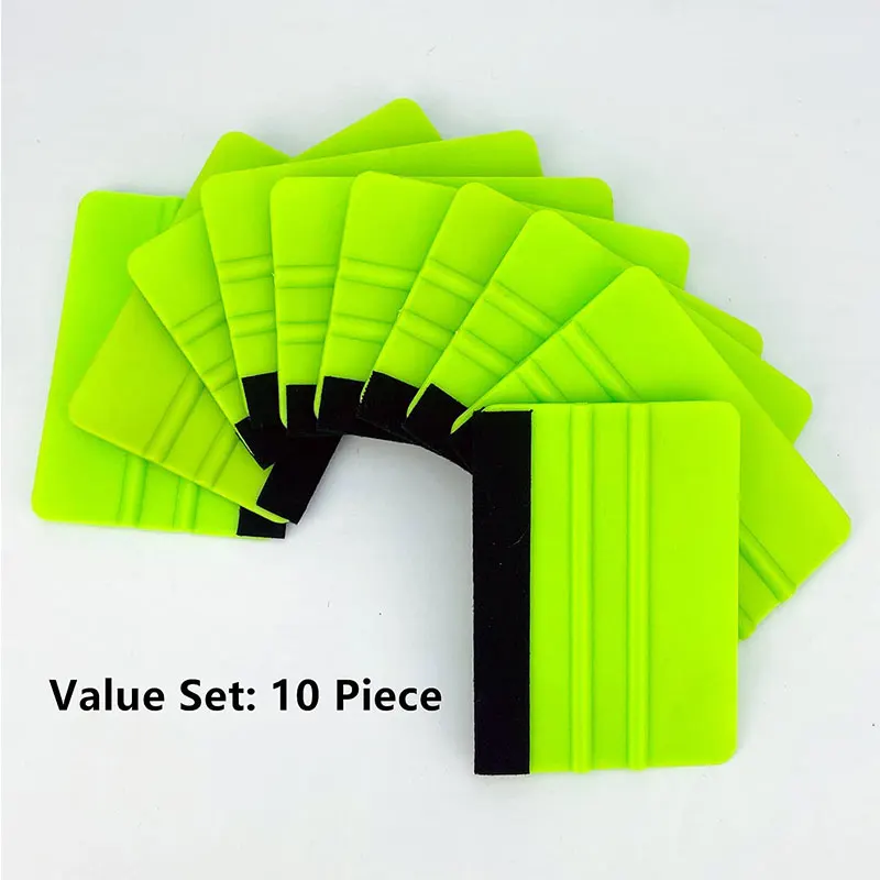 

10Pack Squeegee for Vinyl - Craft Adhesive Vinyl Cricut Scraper for DIY Embossing Engraving Silhouette Scrapbooking