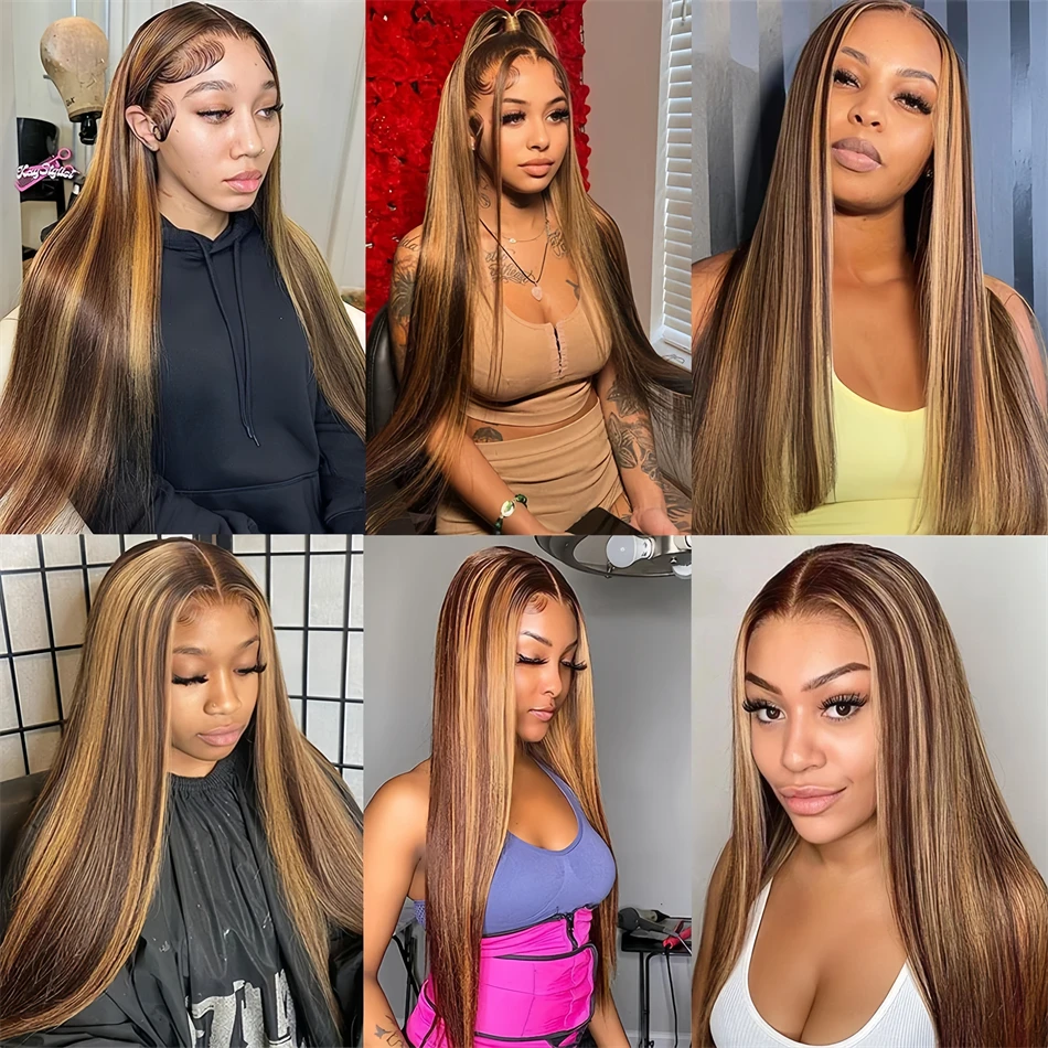 Бразильский парик 200 плотность 30 32 дюйма 13x6 Hd на сетке фронтальный 100% натуральные