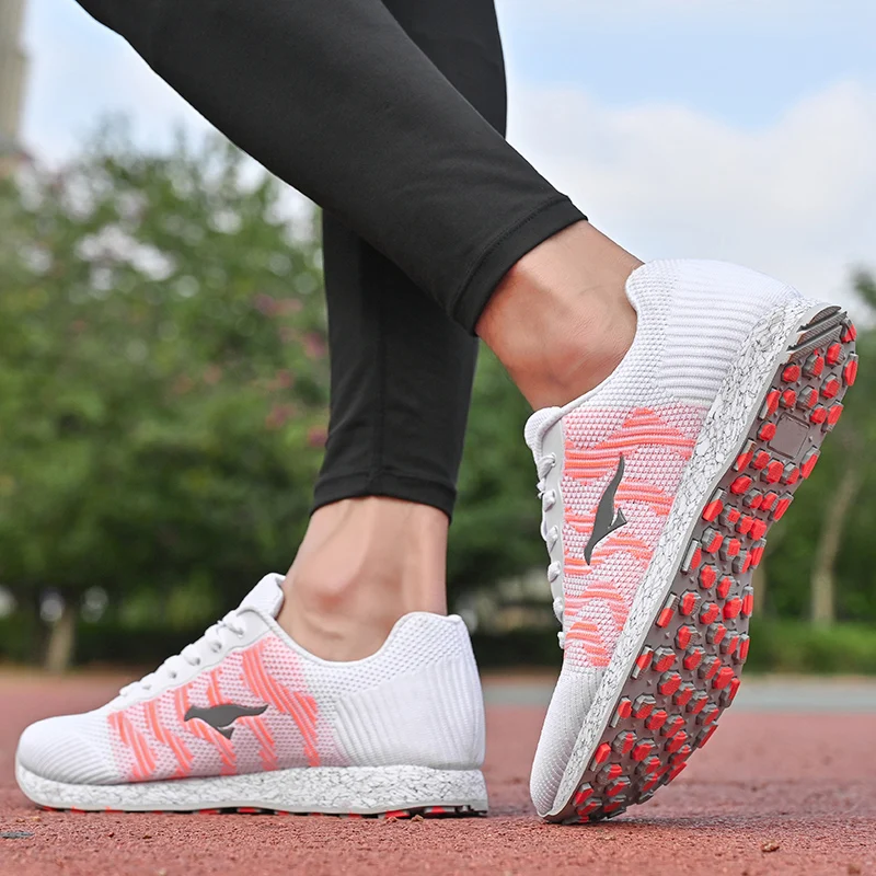 New Couple Golf Shoes Outdoor Fitness Shoes Men's Mesh Golf Shoes Non Slip Golf Shoes Breathable Jogging Walking Shoes